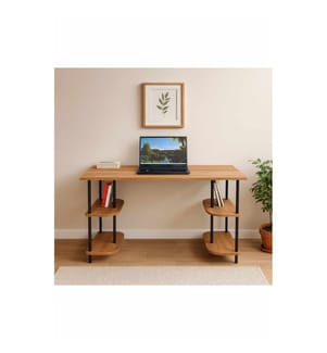 Study Desk - Pine Black