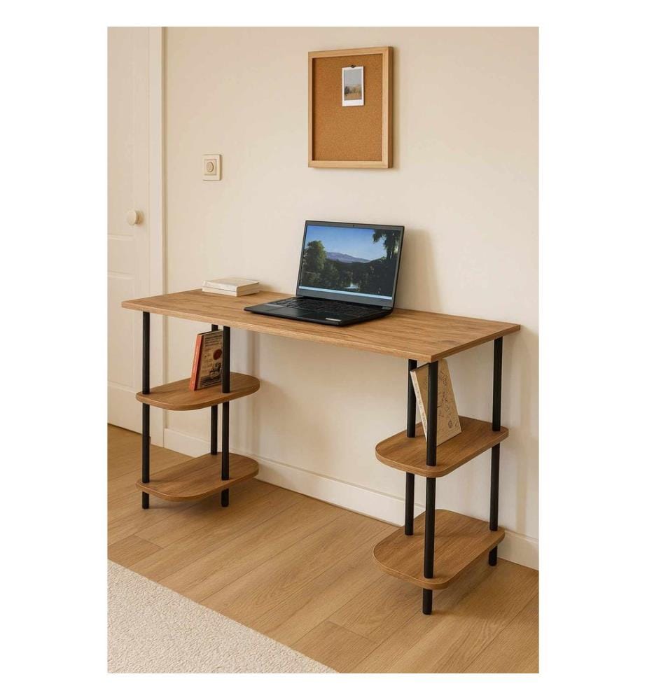 Study Desk - Pine Black