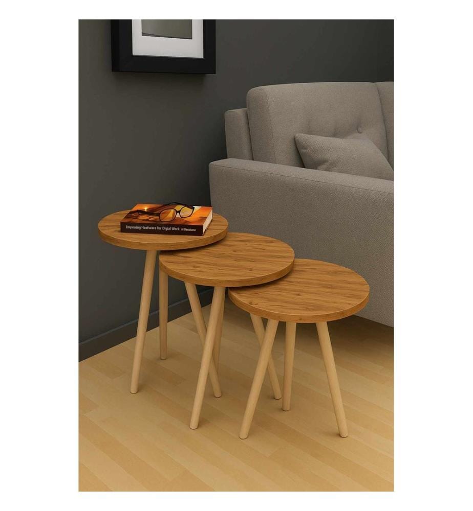 Nesting Table (3 Pieces) - Pine