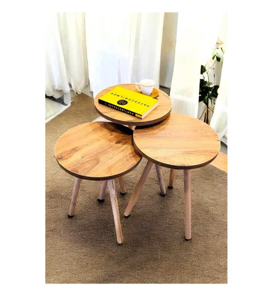 Nesting Table (3 Pieces) - Pine