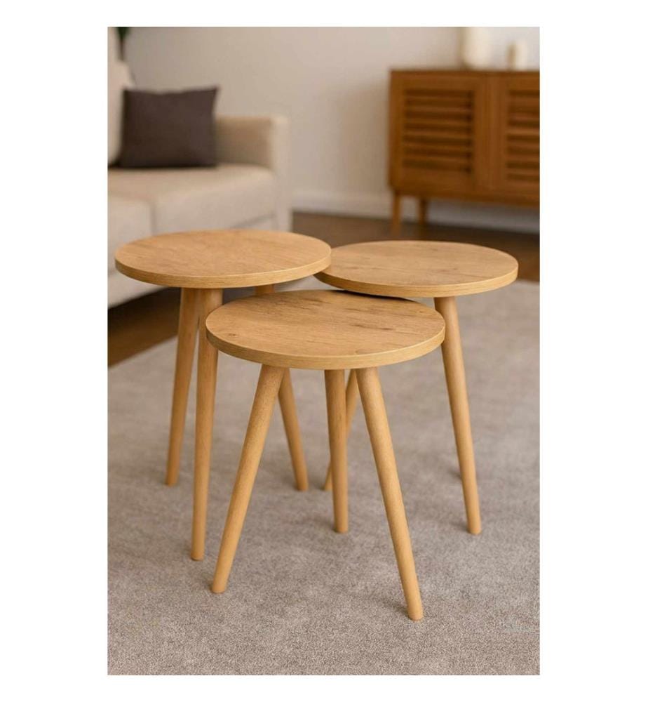 Nesting Table (3 Pieces) - Pine