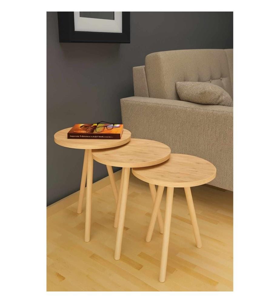 Nesting Table (3 Pieces) - Sapphire Oak