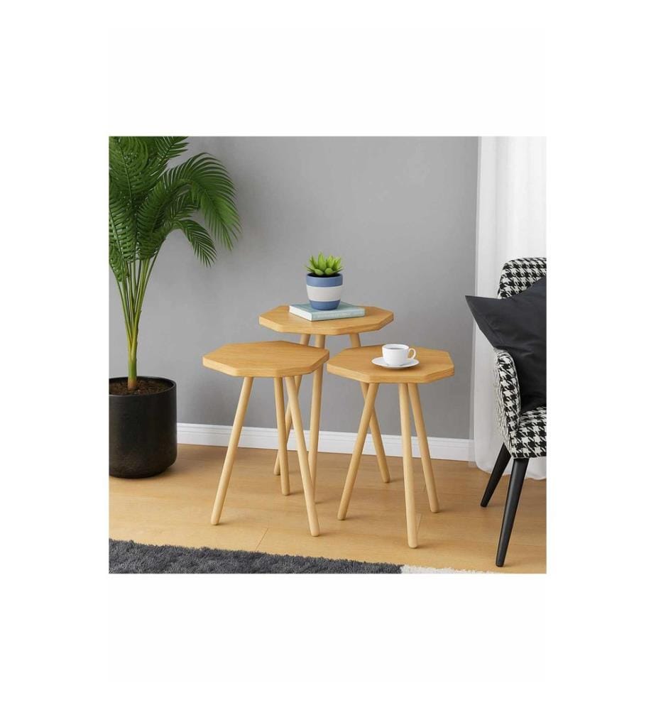 Nesting Table (3 Pieces) - Pine
