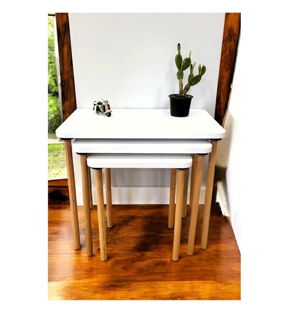Nesting Table (3 Pieces) - White