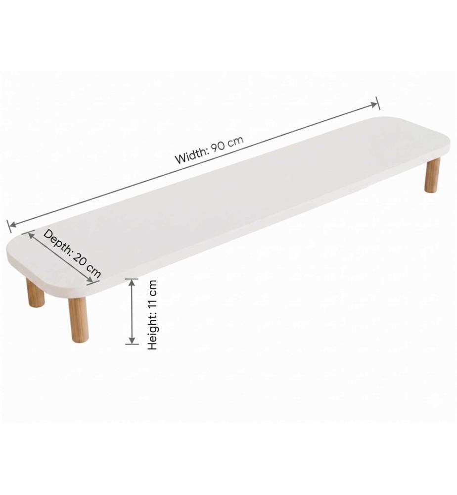 Monitor Stand - White