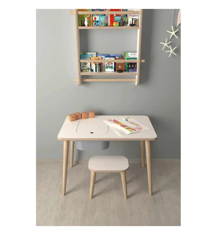 Activity Table - White Grey