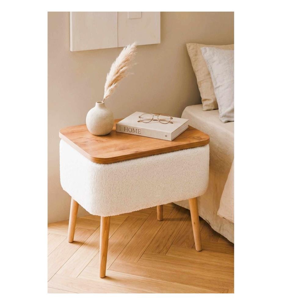 Nightstand - White Natural