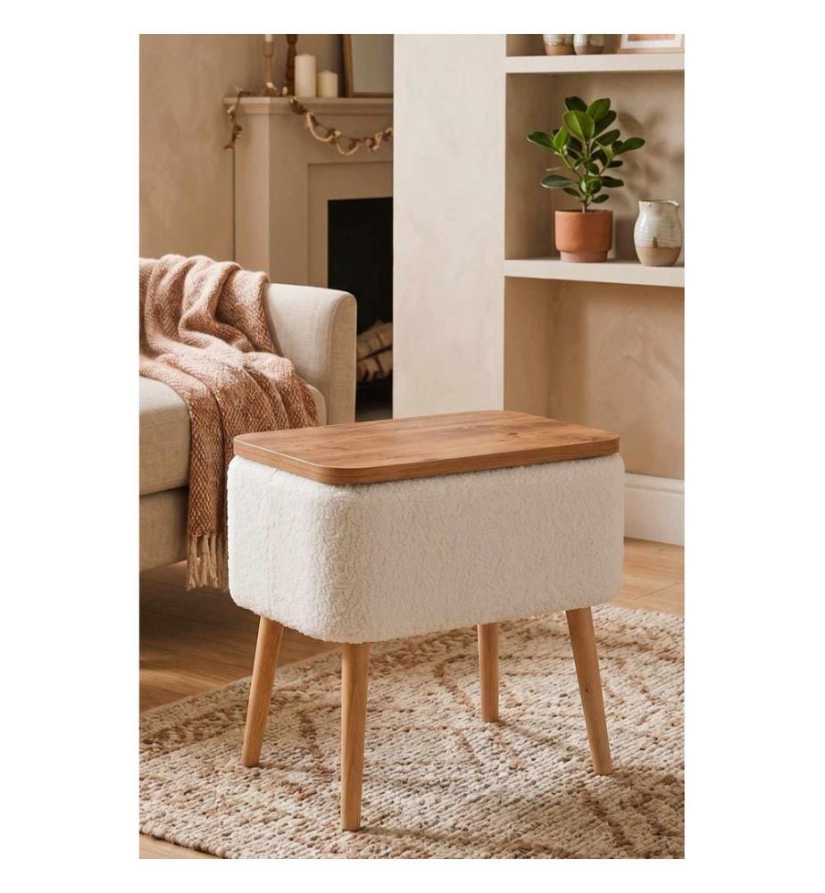 Nightstand - White Natural