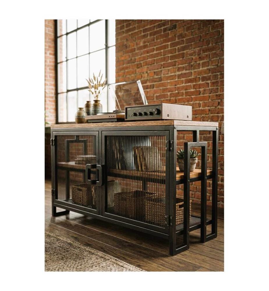 TV Stand - Walnut Black