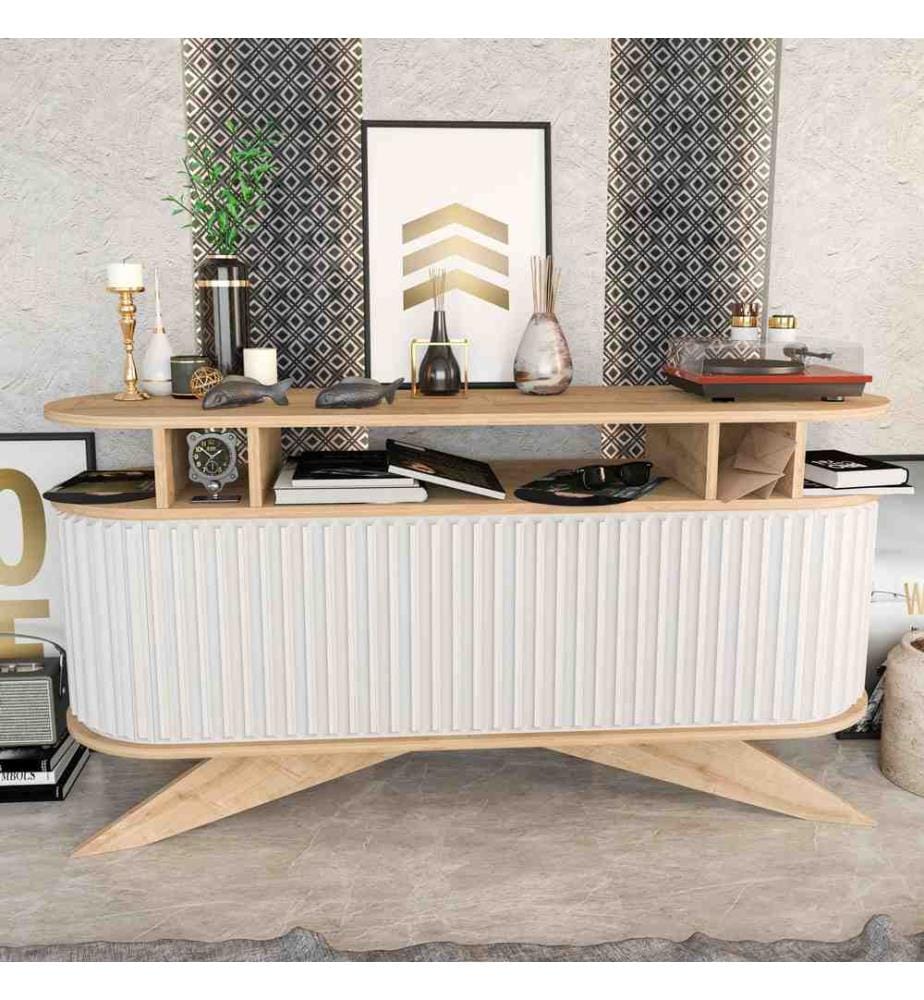 Sideboard – Eiche, weiss