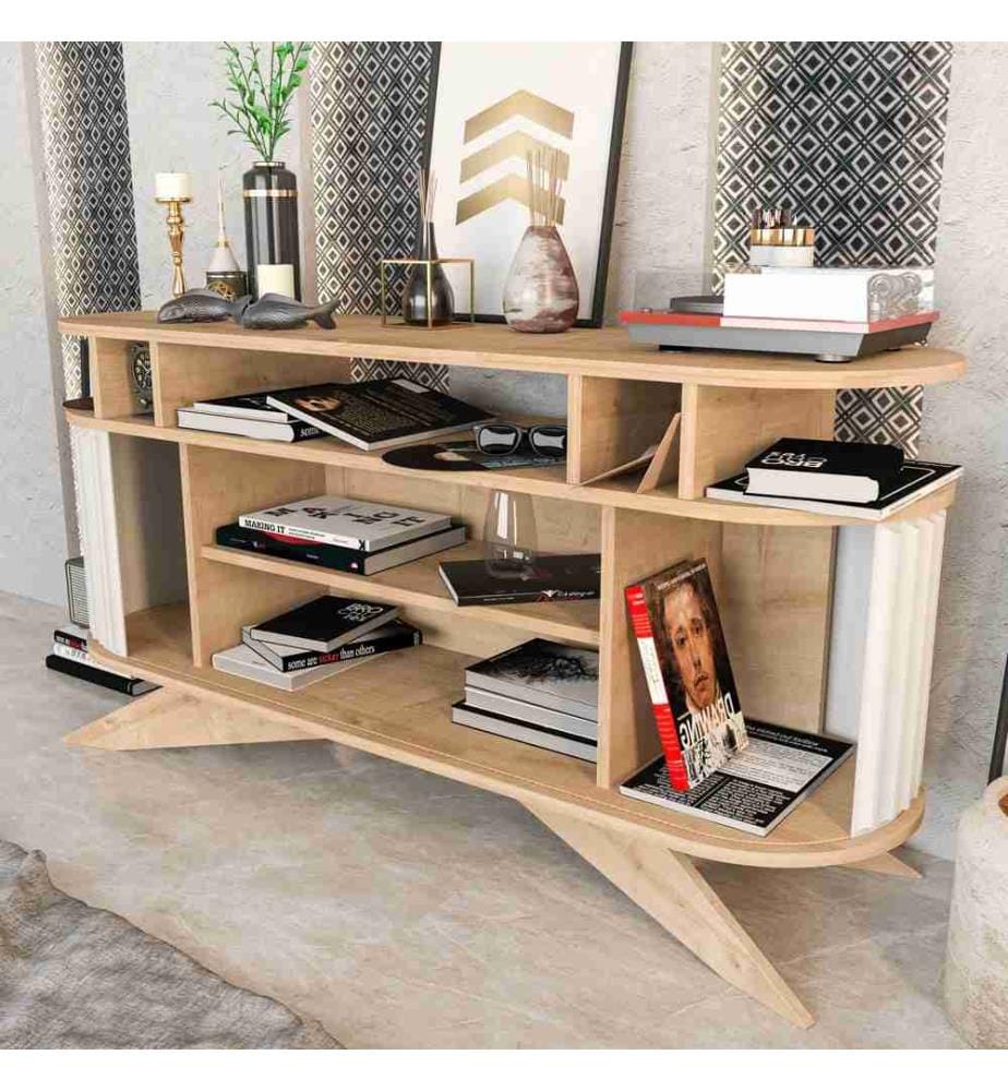 Sideboard – Eiche, weiss