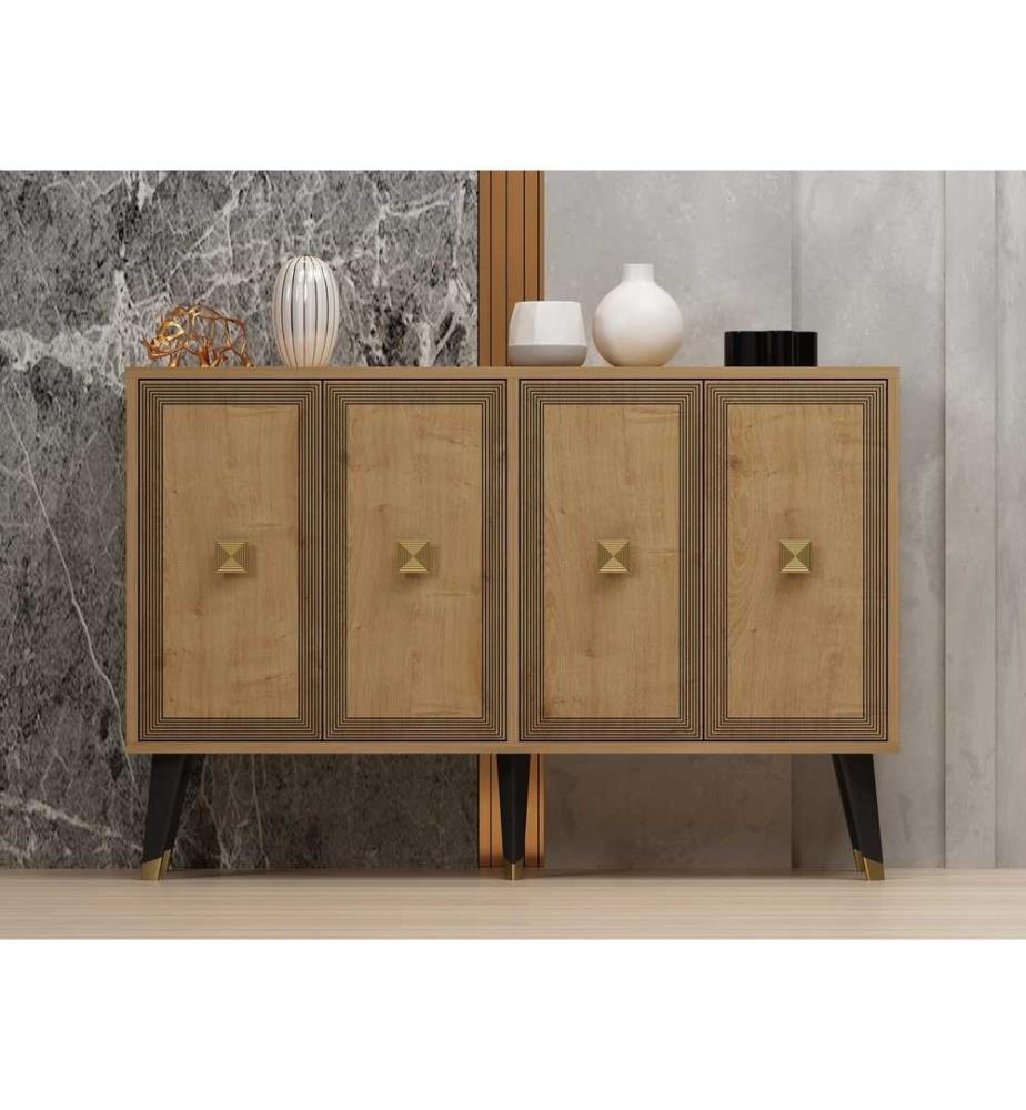 Console - Chêne saphir doré