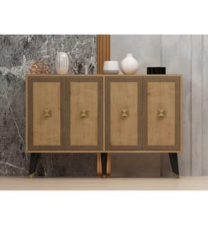 Console - Rovere zaffiro dorato