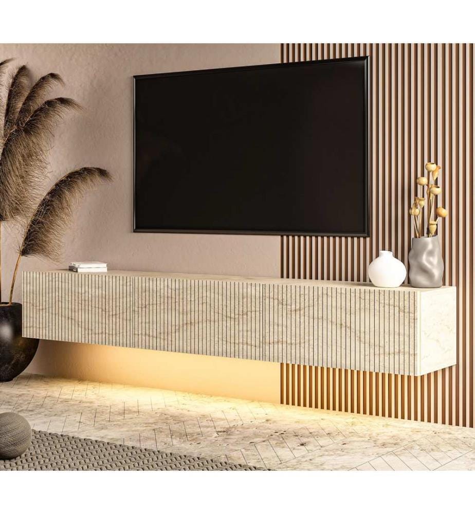 TV Stand - Travertine