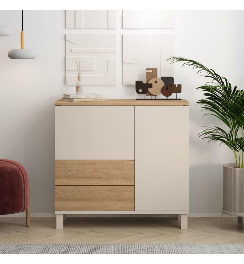 Meuble polyvalent - Chêne sable