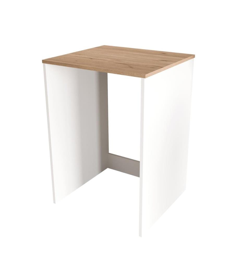 Washing Machine Cabinet - White Oak