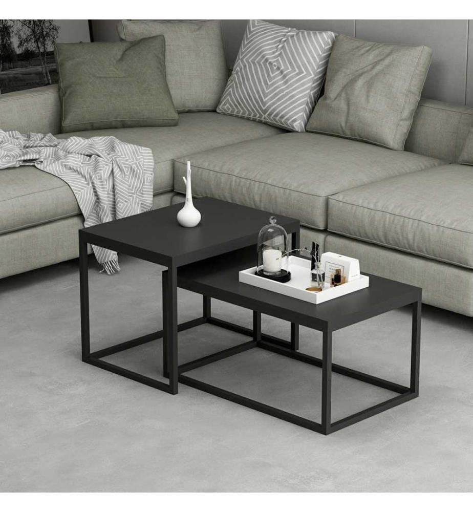 Nesting Table (2 Pieces) - Black