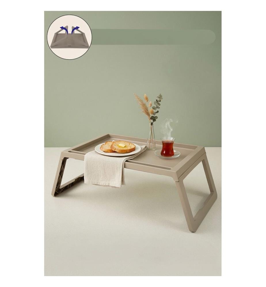 Laptop Standing Desk - Light Brown