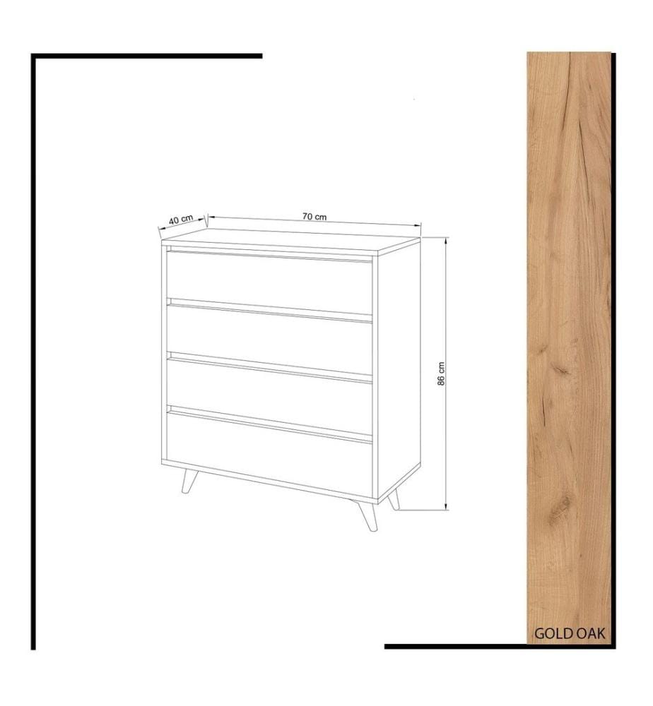 Dresser - Oak White