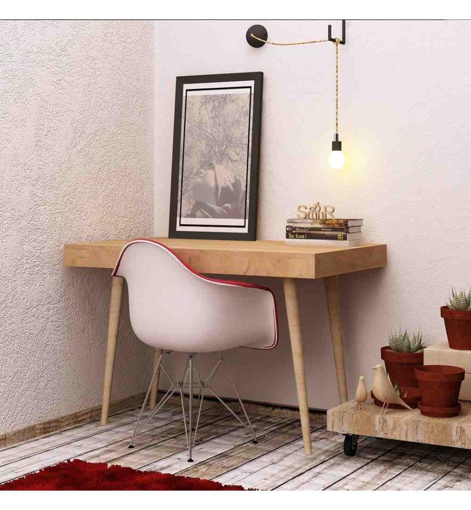Study Desk - Oak White