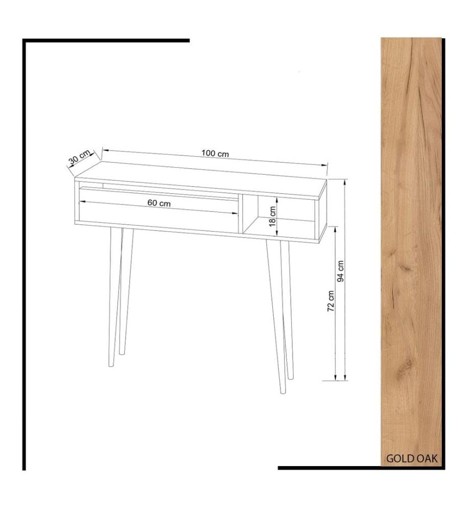 Sideboard – Eiche, weiss