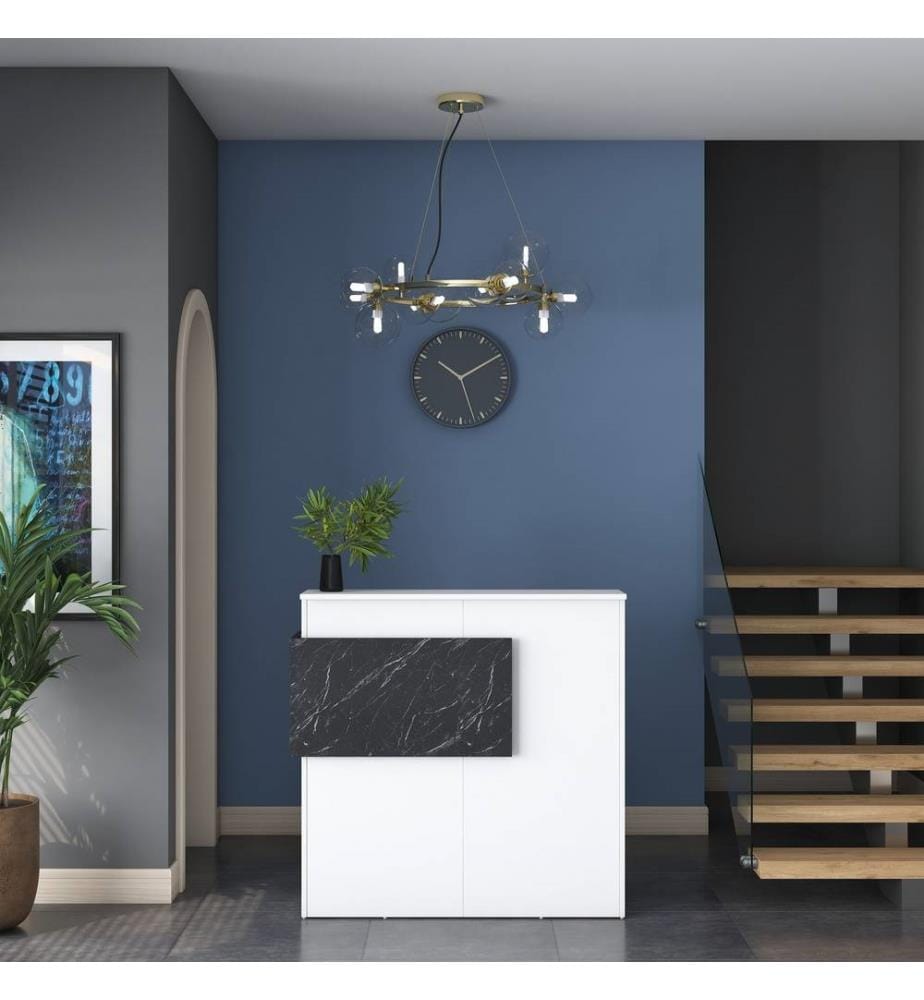 Reception Table - White Anthracite