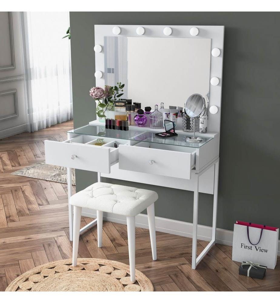 Coiffeuse - Blanche