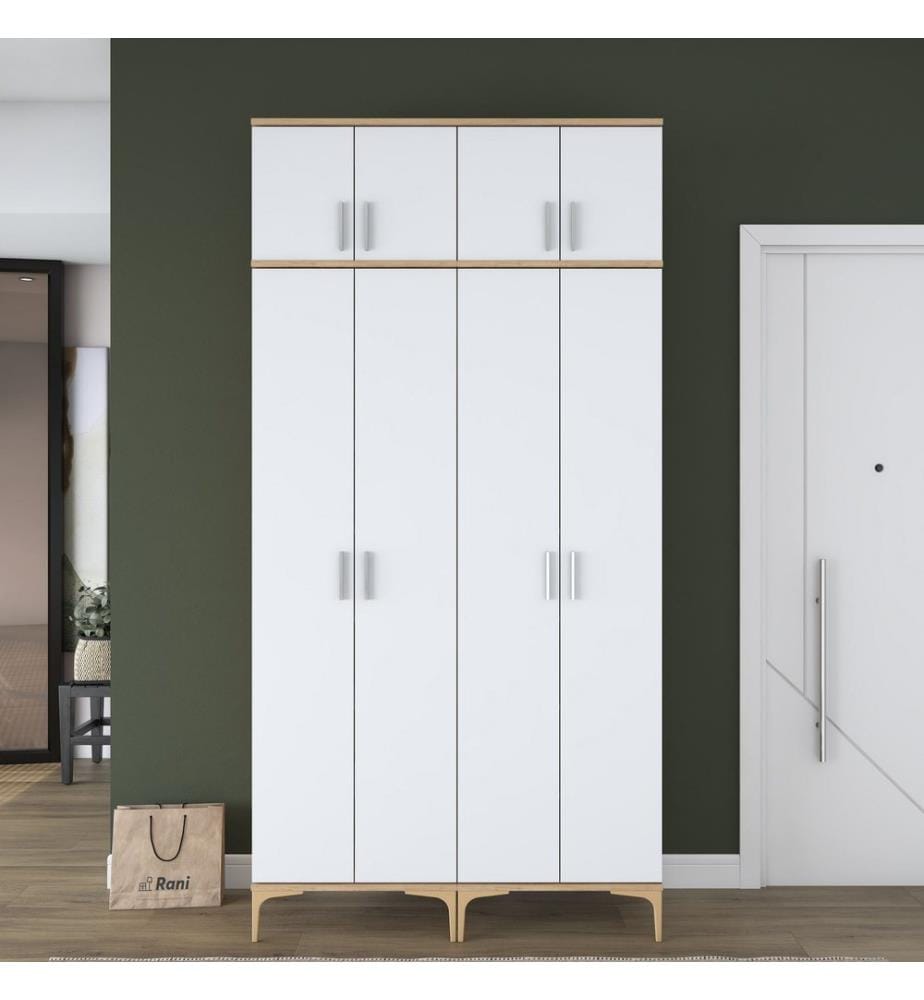 Hall Stand - Walnut White