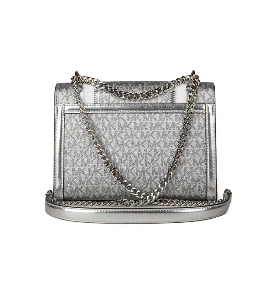 Sac bandoulière Whitney moyen - Argenté