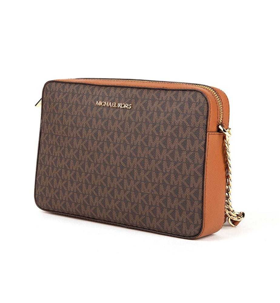 Borsa a tracolla Jet Set grande formato - Marrone