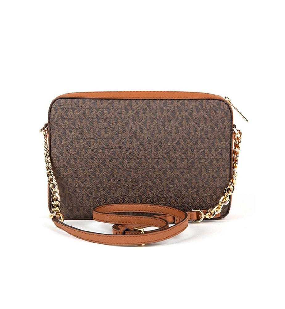 Borsa a tracolla Jet Set grande formato - Marrone