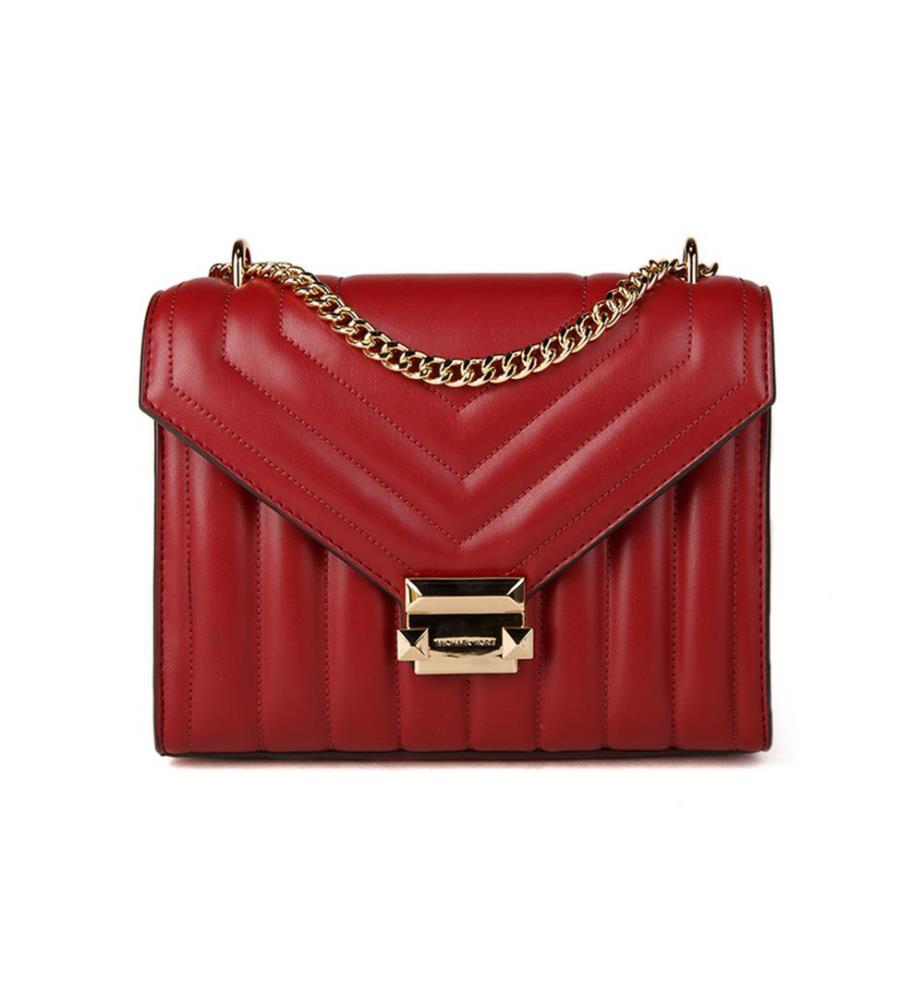 Sac bandoulière Whitney moyen - Cerise