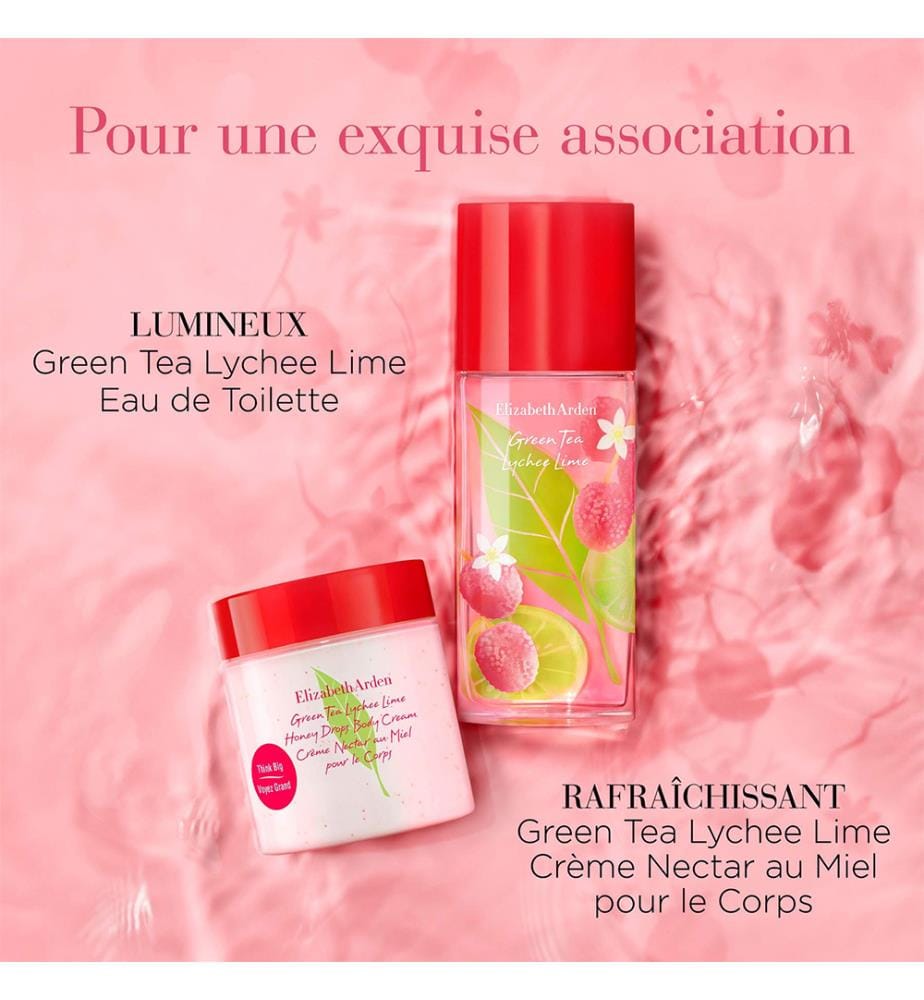 Crema corpo al tè verde, litchi, lime e gocce di miele - 500 ml
