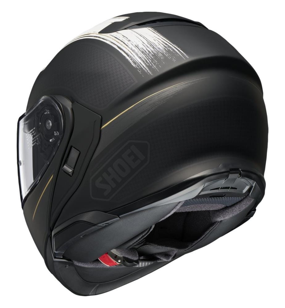 Modularer Helm Neotec 3 Satori TC-5 – Mattschwarz / Weiss