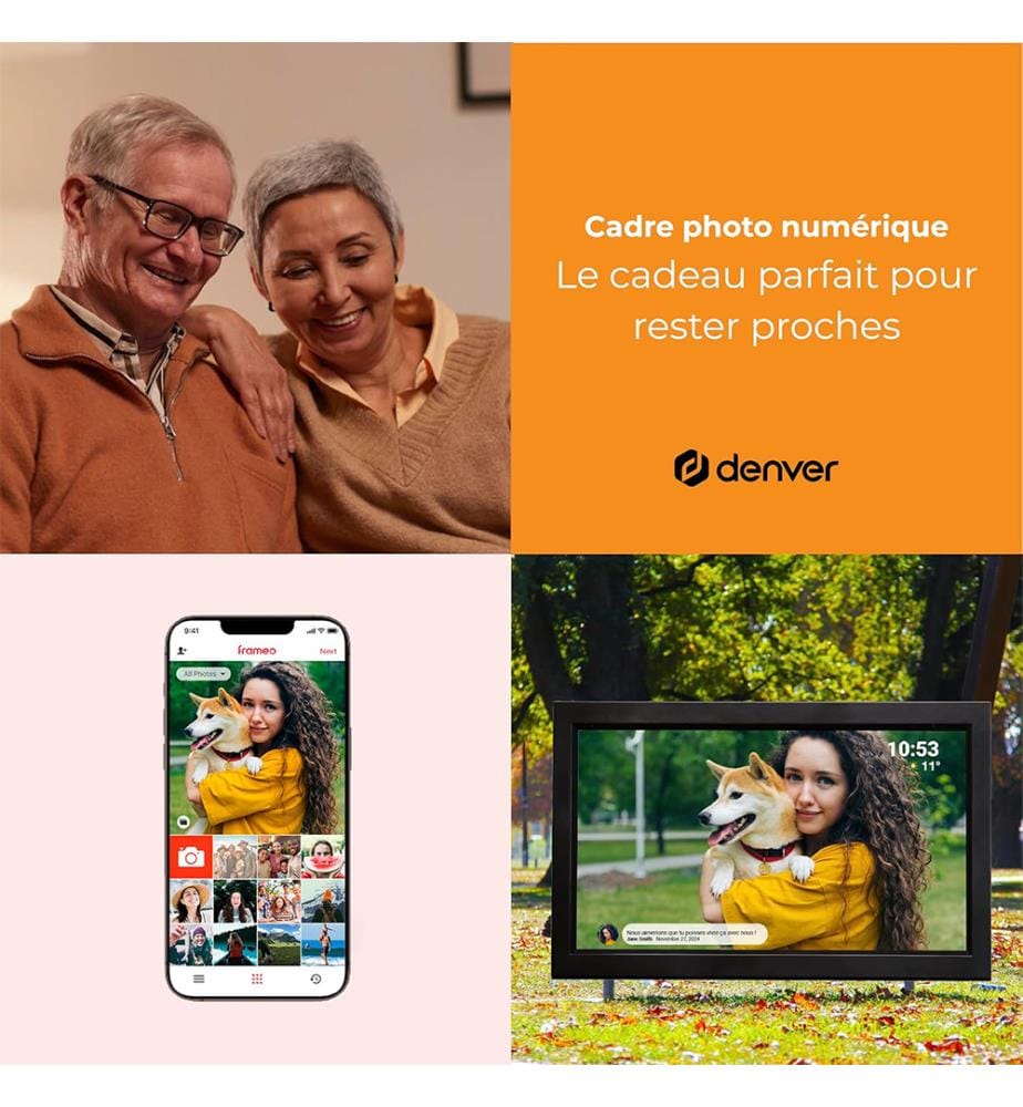 Digitaler Fotorahmen mit WLAN „Denver“ PFF-1503B
