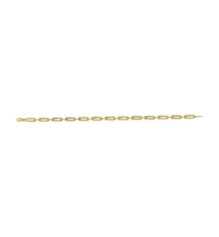 Ausar-Armband – Gelbgold