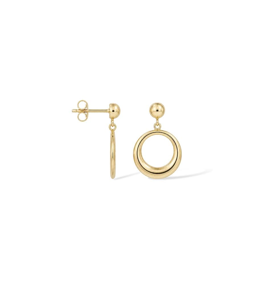 Ohrringe „Himmelskugel“ – Gelbgold