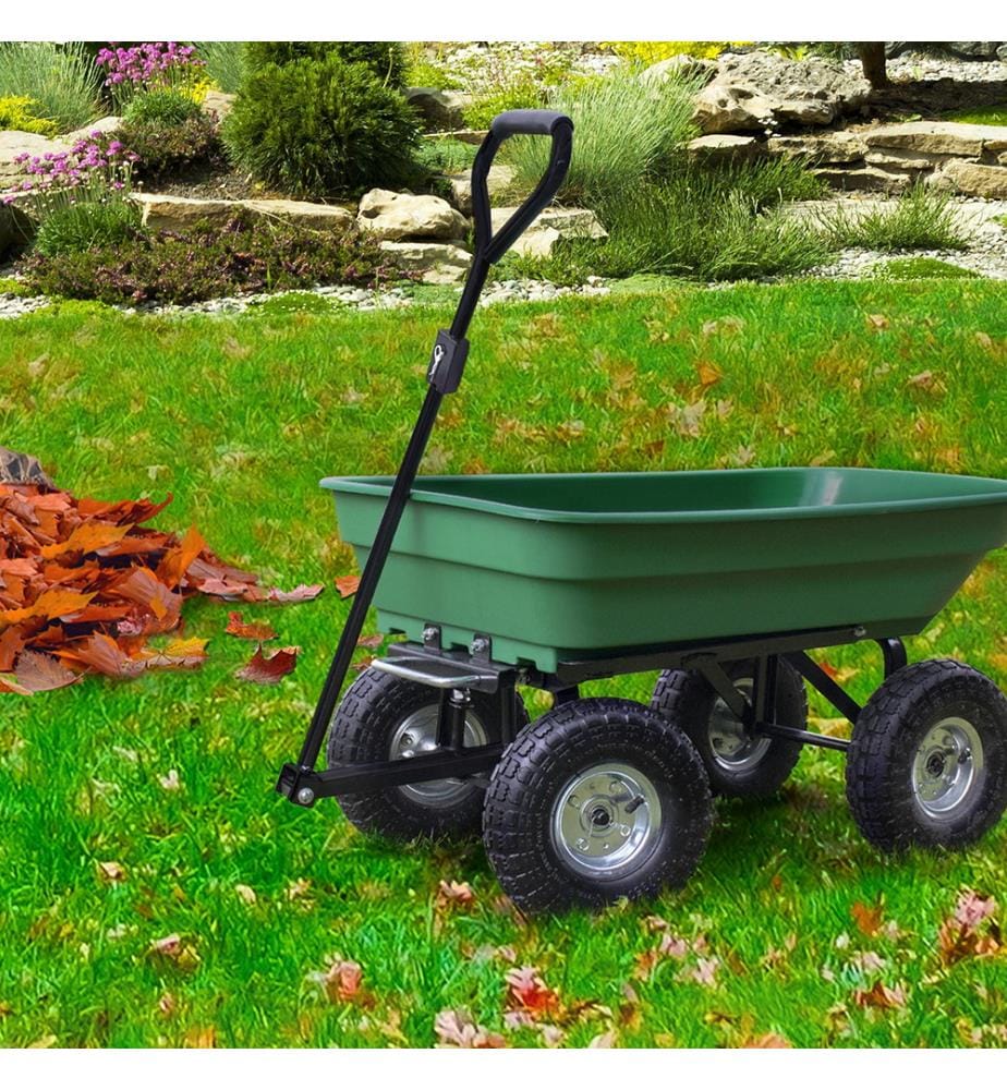 Carrello da Trasporto 120kg Sacco 250L - Nero e Verde