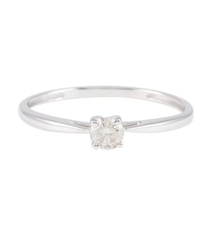 Ring Paulina - Weissgold 375/1000