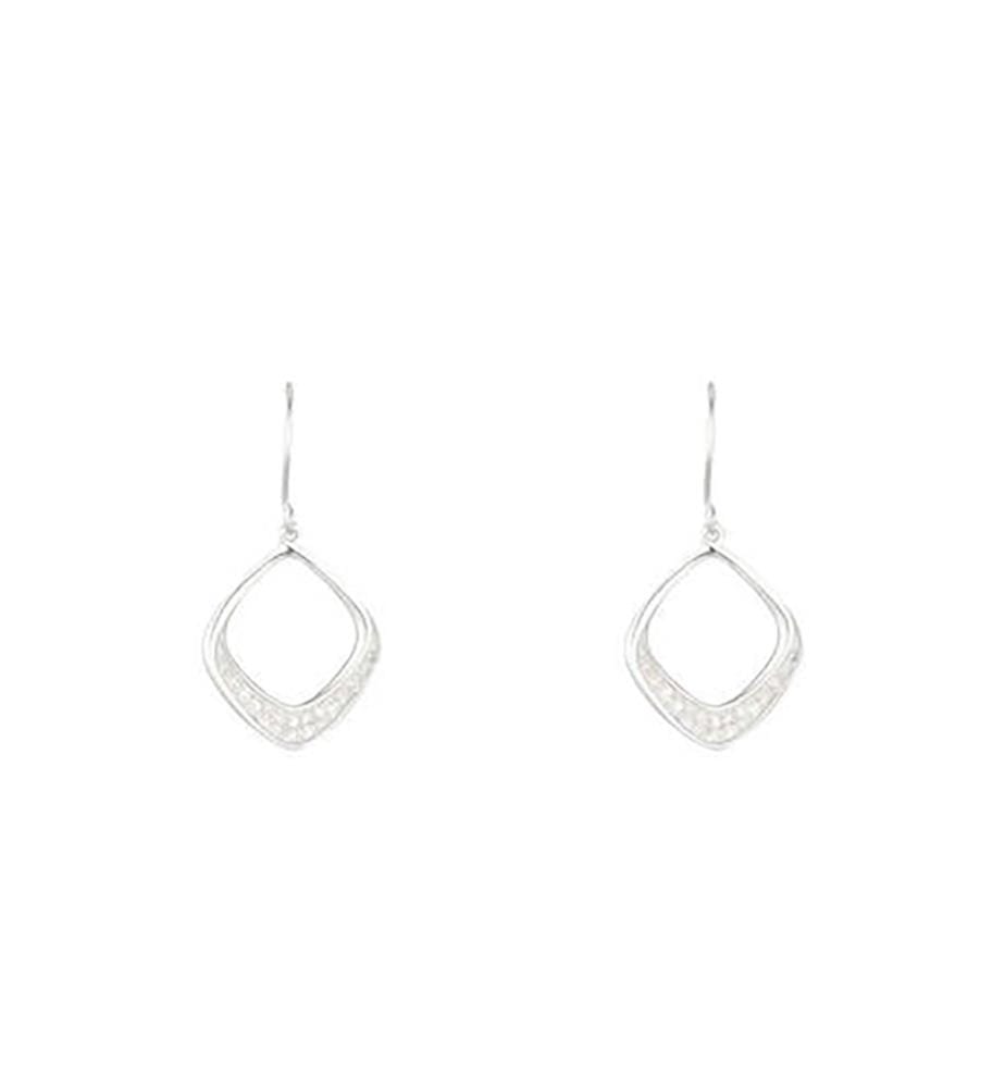Ohrringe „Baisha” – Weissgold
