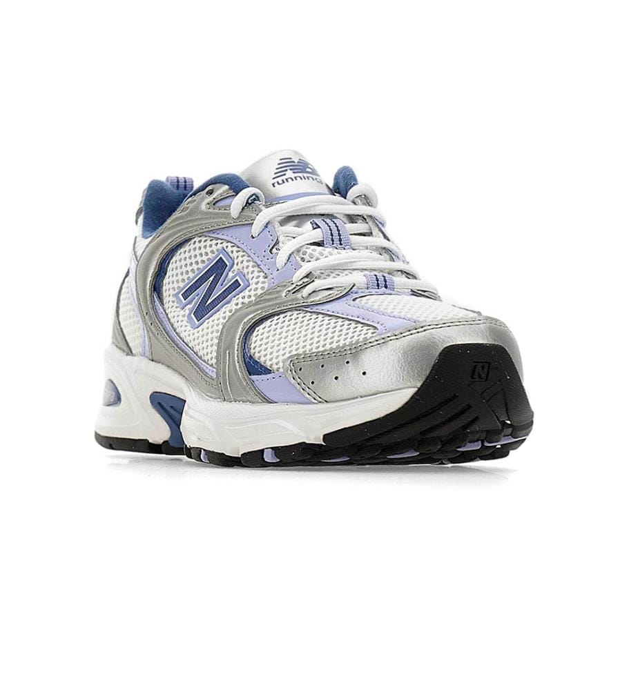 Baskets MR530 - Argent Métallisé et Bleu