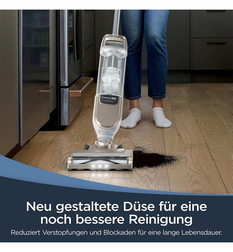 Akku-Stabstaubsauger Freestyle Pro SV2002CH – Gold und Silber