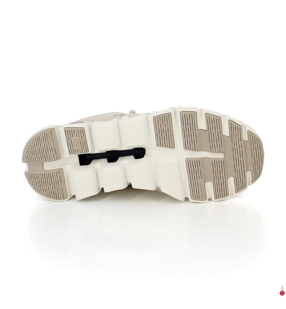 Baskets Cloud 6 - Perle et Blanc