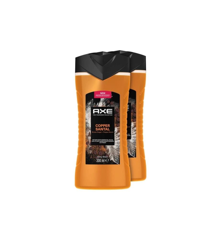 Axe Gel douche Copper Santal 2 x 300 ml