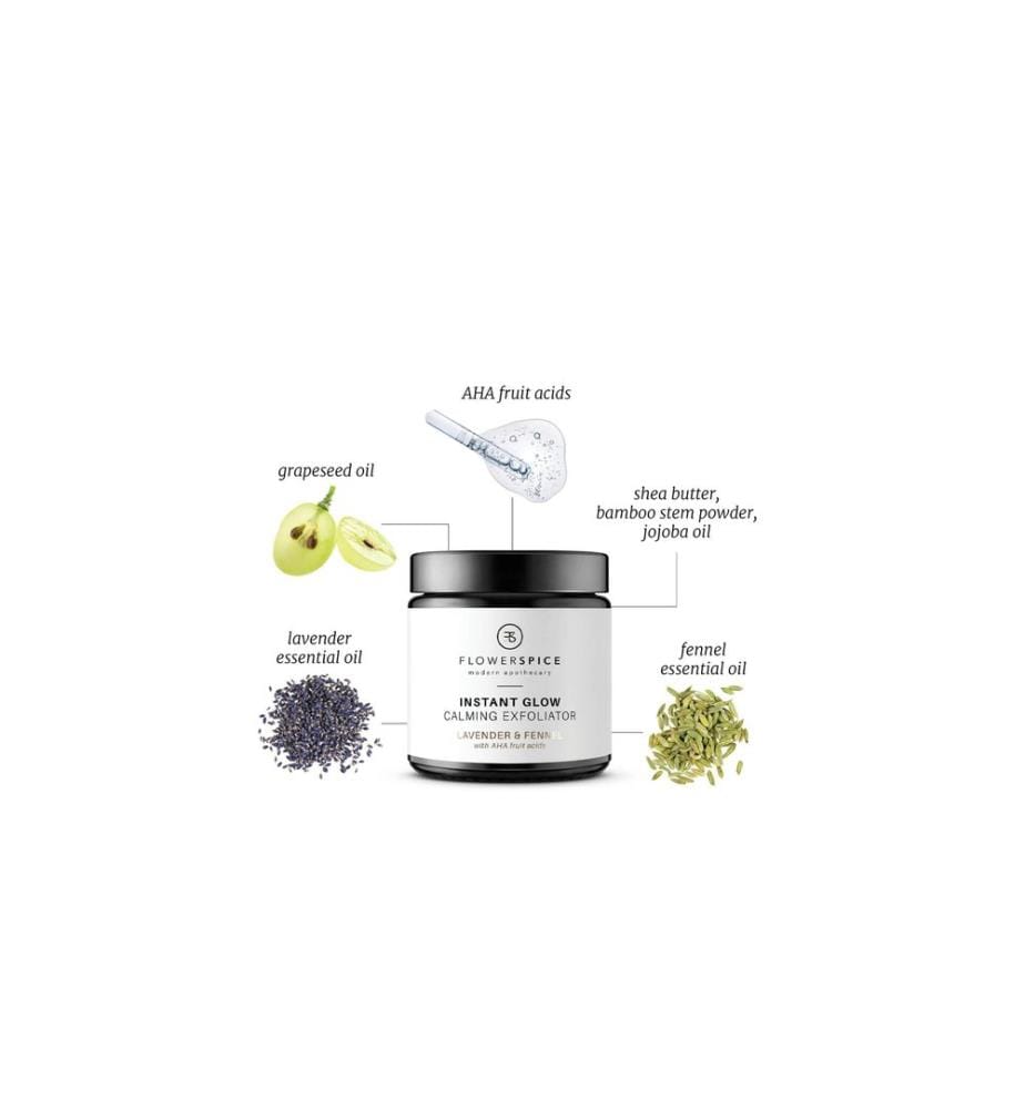 Flower & Spice Exfoliant apaisant Instant Glow 120 ml