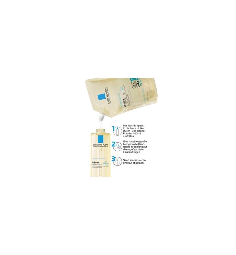 La Roche Posay Lipikar Duschöl AP+ Nachfüllpackung 400 ml