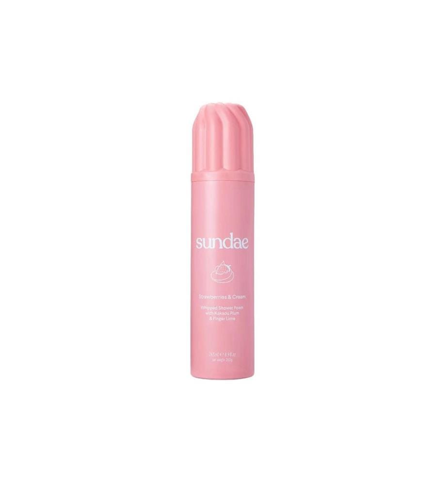 sundae Mousse de douche Shower Foam Strawberries & Cream 265 ml