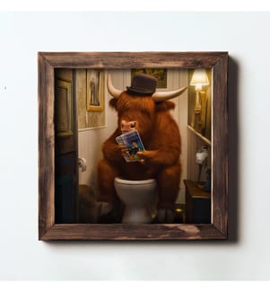 Gerahmtes Dekobild – Mehrfarbig