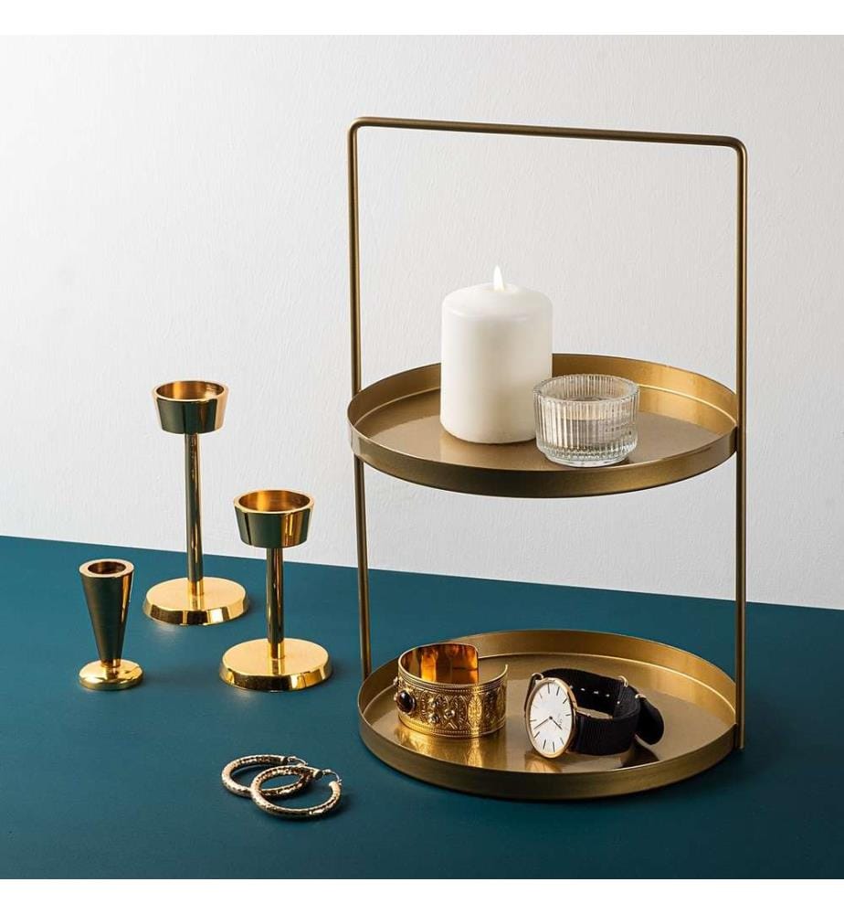 Accessoire décoratif en métal, or, 100% métal