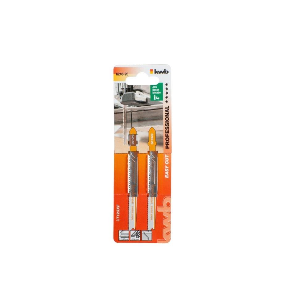 kwb Set de lames de scie sauteuse Easy Cut S20 Métal